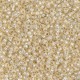Miyuki rocailles Perlen 11/0 - Silverlined dyed butter cream alabaster 11-577